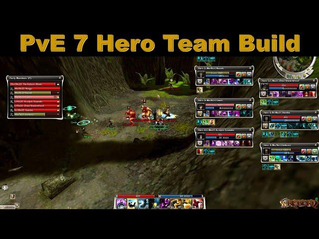 Guild Wars 7 Hero Team for All PvE - Mesmerway!