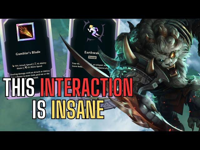 Infinite Money Hack with Earthwake Rengar - Crazy Augment/Item Synergy | League Arena Gameplay