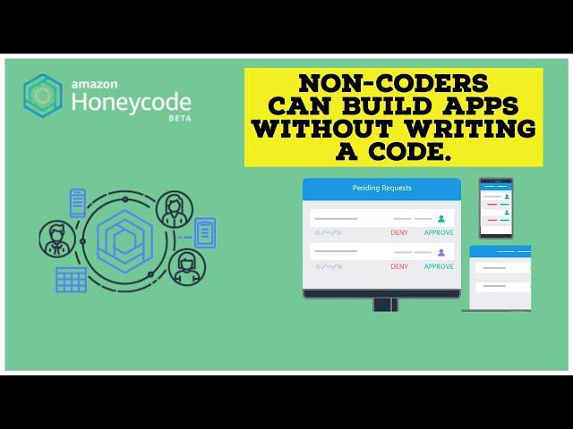 Honeycode | Amazon's no-code tool | Non-coders can build applications | Free plans available | Build