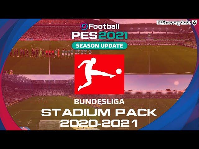 PES 2021/PES 2020 Full Bundesliga Stadium Pack 2020/2021