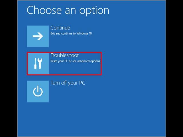 How to recover from system image in WINDOWS 10