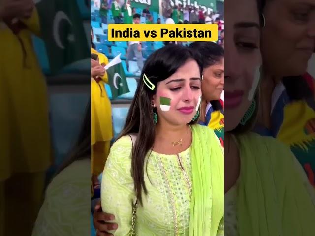 Emotional Pakistani girls during India vs Pakistan Cricket Match #viralvideo #ytshorts #shortvideo