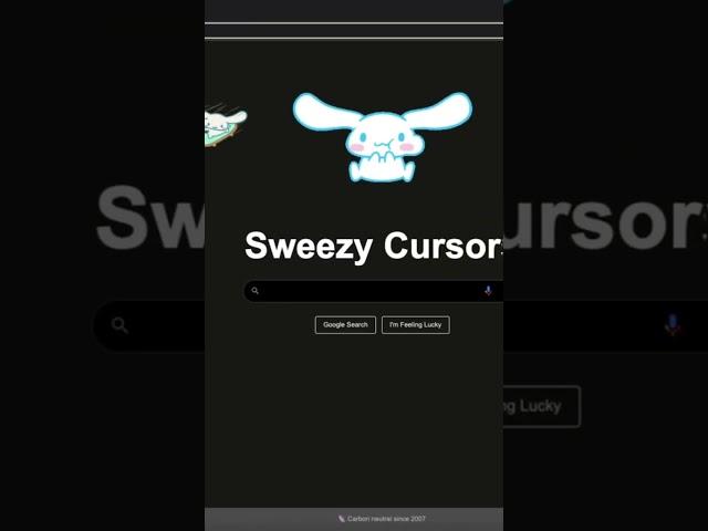 Sanrio Cinnamoroll & Skateboard Animated Cursor - Sweezy Cursors