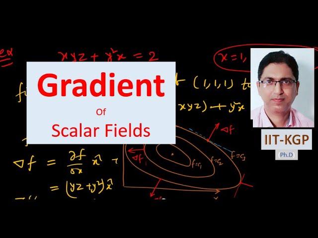 Gradient of Scalar Field in Vector Calculus | Unit Normal Vector to a Surface using Gradient