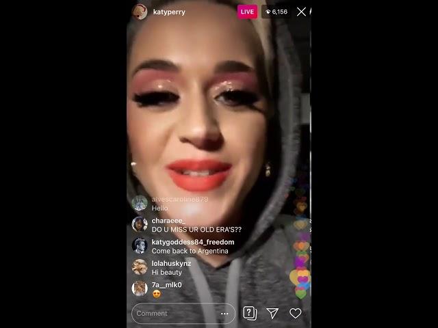 Katy Perry Instagram Live - April 7, 2019