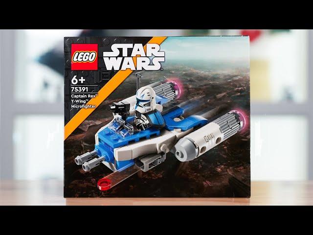 LEGO Star Wars 75391 CAPTAIN REX Y-WING MICROFIGHTER Review! (2024)