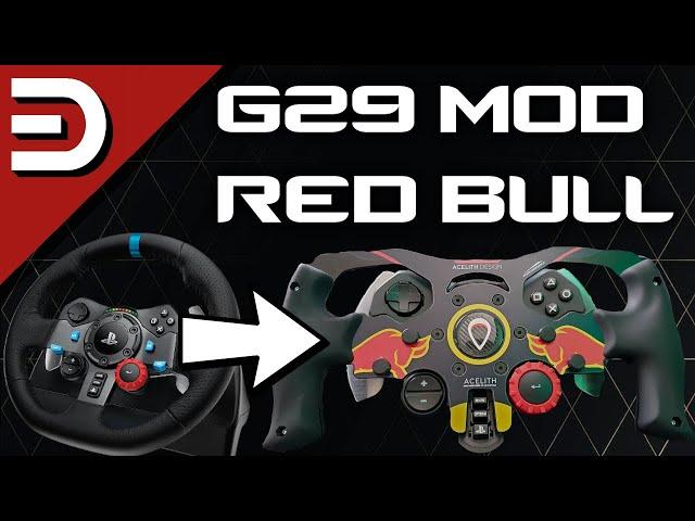 Umbau G29 (Logitech) mit Acelith MOD (Red Bull) | Testfahrt in F1 2020 | [deutsch/german]