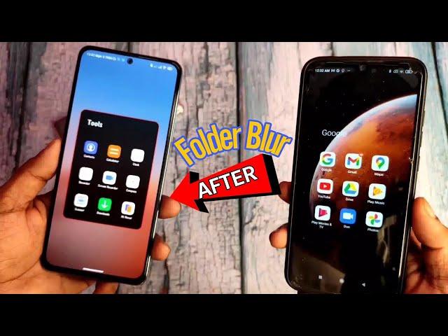 Enable Miui 13 Folder Blur for Any Xiaomi, Redmi & Mi Phones - How To Activate for Poco ?