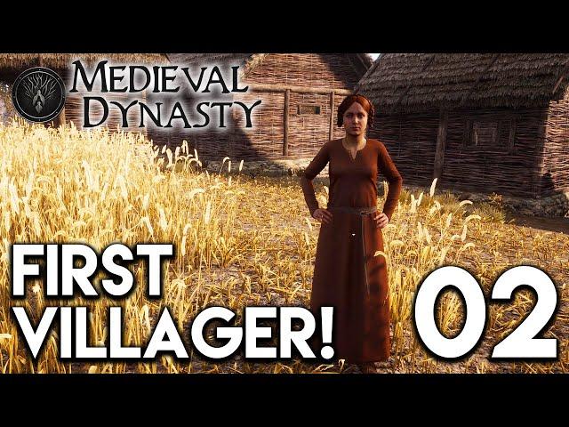 Medieval Dynasty Lets Play - Getting Our First Villager! E2