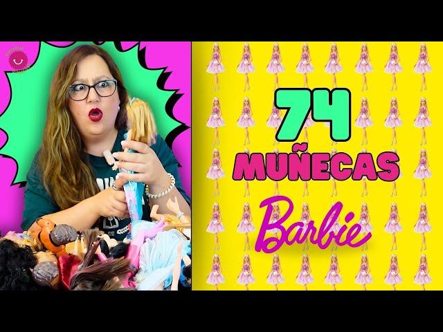 Más de 70 Muñecas Barbie  Mi colección de recuerdos 🩷