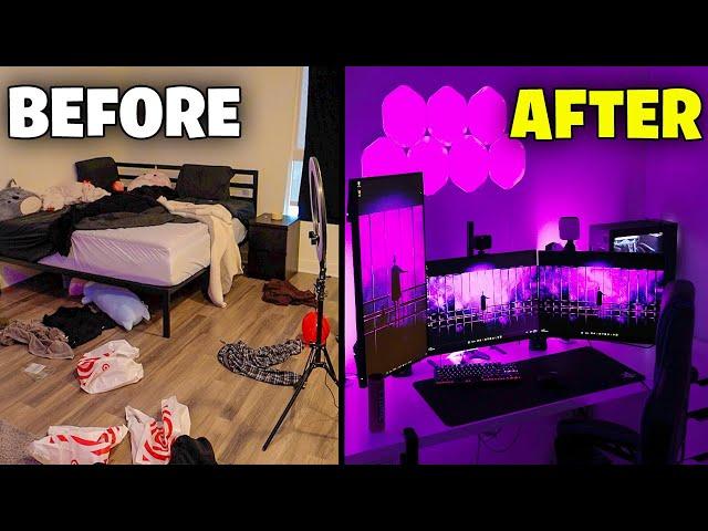 Transforming My Dirty Room Into My Dream Gaming Room!