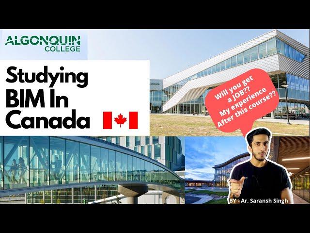 What is BIM - Building Information Modelling Study in Canada -  My Experience | Jobs |  Pay