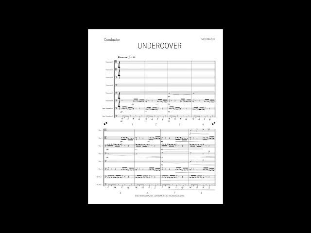 Undercover By Nick Mazuk | Trombone Choir