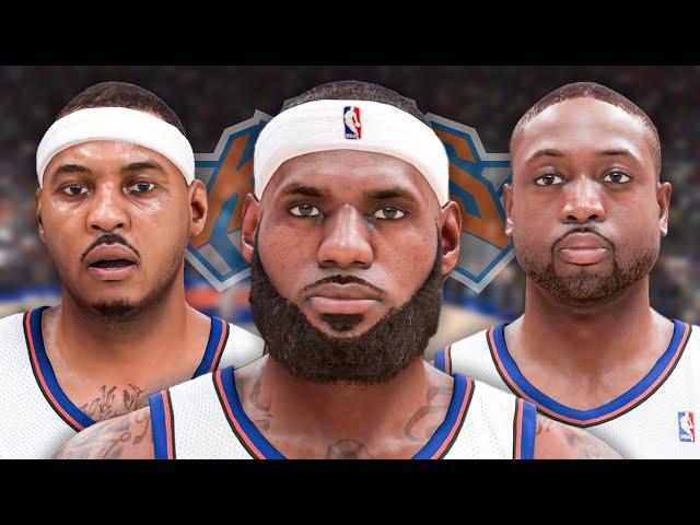 What if LeBron, DWade & Carmelo Went To The Knicks in 2010?