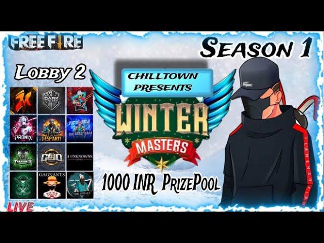 1000 INR WINTER SCRIMS BY CHILLTOWN LOBBY 2 || LIVE || SVIZ