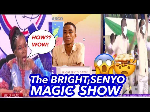 NSMQ 2021 - Quiz mistress left speechless as Bright Senyo of Keta SHS predicts questions like magic