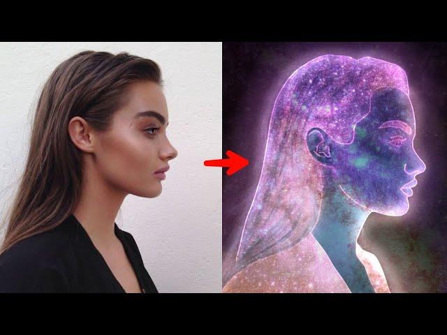 How To Edit Photo Face Galaxy Aesthetic - Picsart Editing