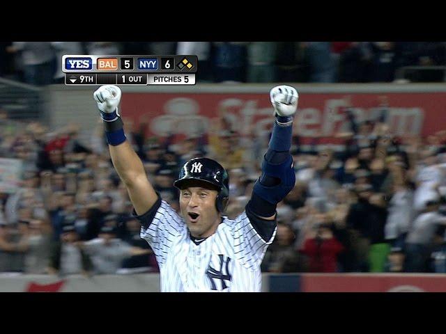 BAL@NYY: Experience Jeter's final Stadium at-bat