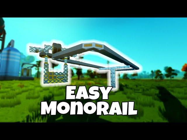 Scrap Mechanic Survival very basic monorail