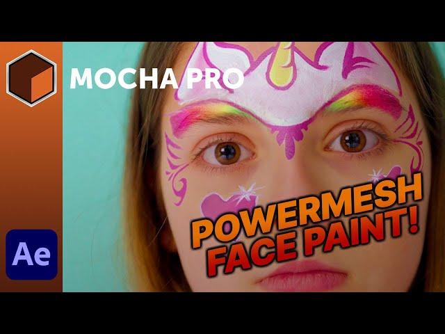 Boris FX Mocha Pro: Add Face Paint with PowerMesh and the Insert Module