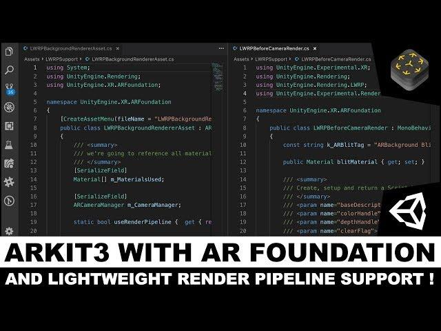 Unity3d AR Foundation with Lightweight Render Pipeline Support - LWRP