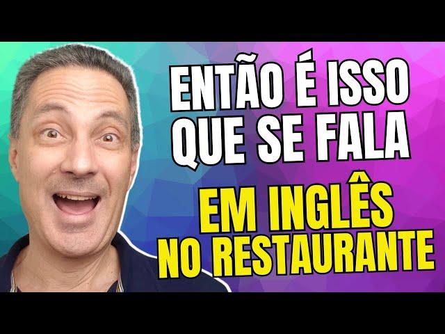  LIVE | Então é Isso Que se Fala em Inglês no Restaurante