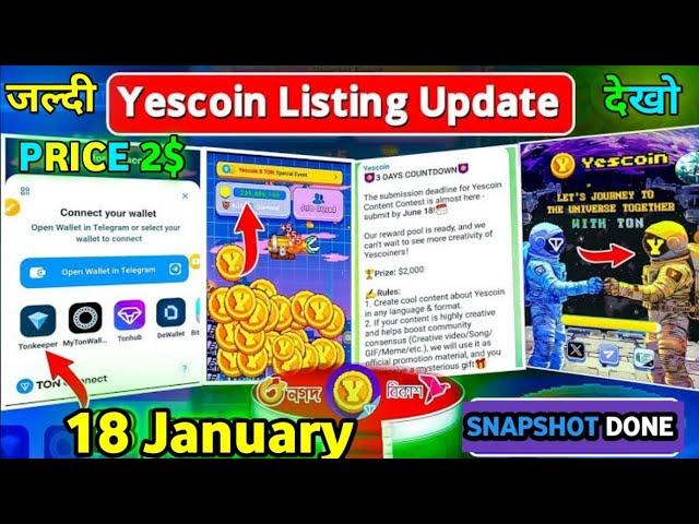 Yescoin Listing Date & Price Revealed!  new update You Can’t Miss!