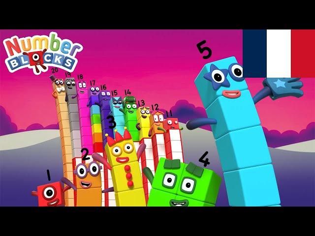 Aventures et Plus ! | Apprendre à Compter | Épisodes complets | @NumberblocksFrancais ​