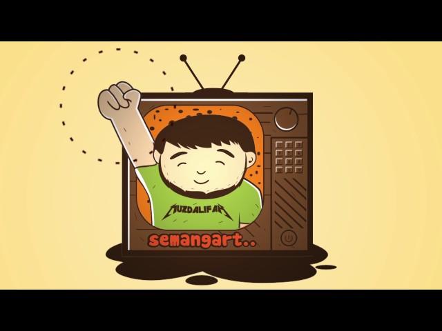 after effect motion graphic tv semangart (putu perdana)