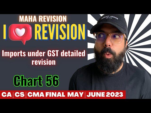 Chart 56 Imports Under GST Including OIDAR High Seas Sale Bond to Bond transfer |100% ENGlish