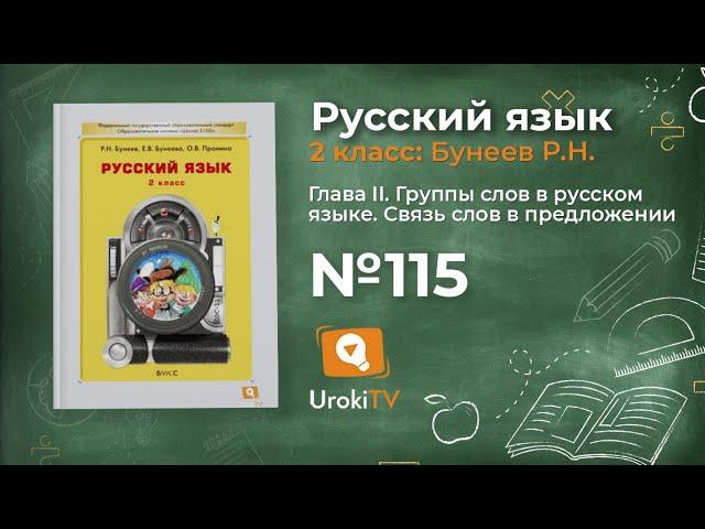 Упражнение 115 — Русский язык 2 класс (Бунеев Р.Н., Бунеева Е.В., Пронина О.В.)