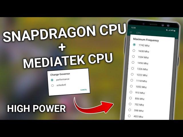 Unlock Snapdragon CPU + Mediatek Performance | Boost Performance | Max FPS Fix Lag - No Root