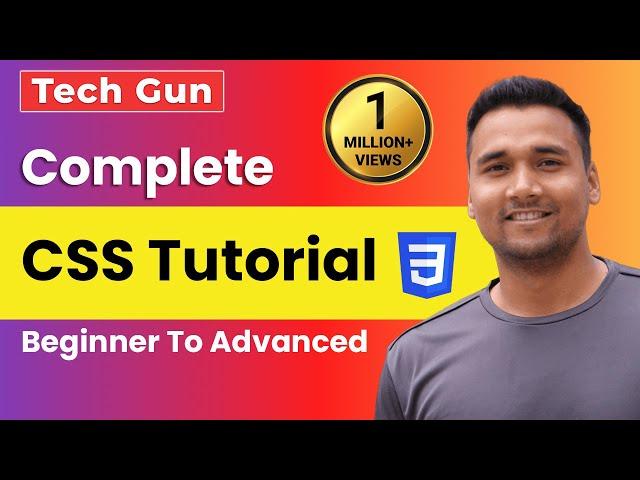 CSS Tutorial in Hindi | Complete CSS Course For Beginners to Advanced | Step By Step Tutorial [2023]