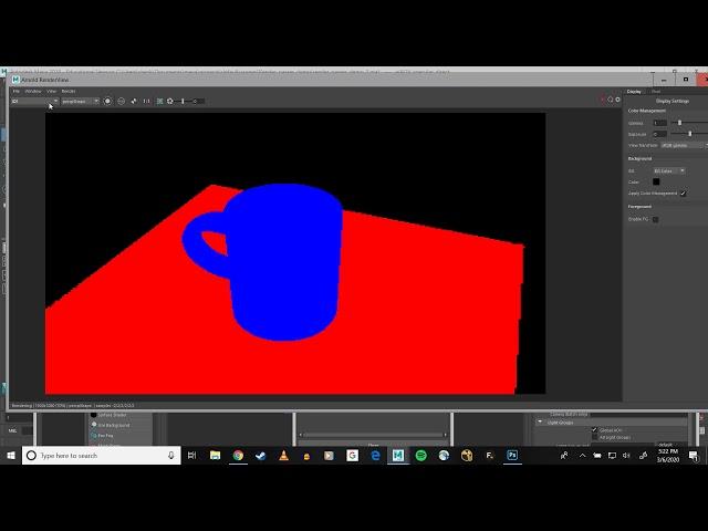 Maya 2018.6 - Render passes tutorial