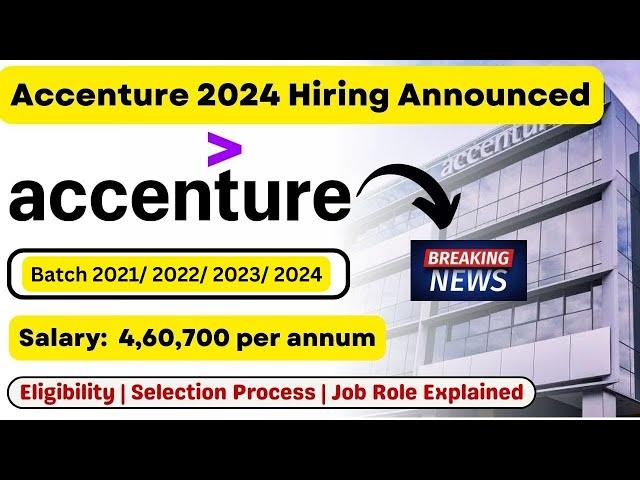 Accenture Biggest Hiring 2024 2021 |  New Update | Common Jobs