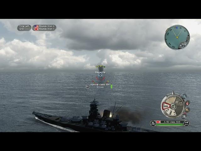 Battlestations Pacific Remastered Mod short Super Yamato gameplay