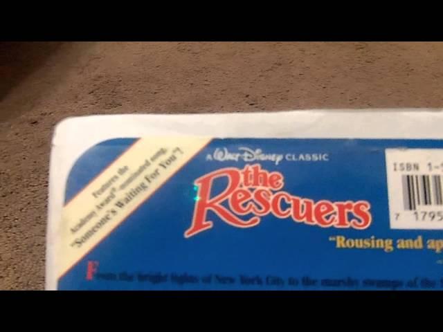 The Rescuers Double Feature VHS Review