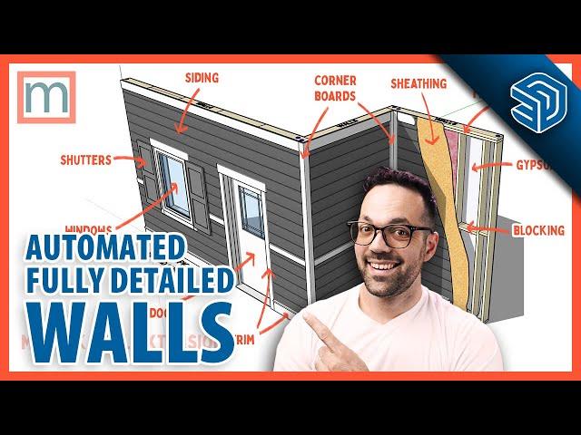 Medeek Wall Review | Automated Wood Frame Construction inside SketchUp