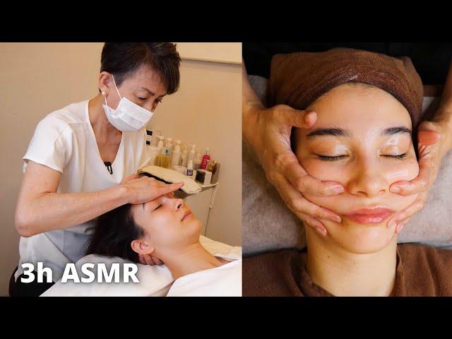 Senior Japanese ESTHETICIANS showing their SKILLS (soft spoken 3 hours)