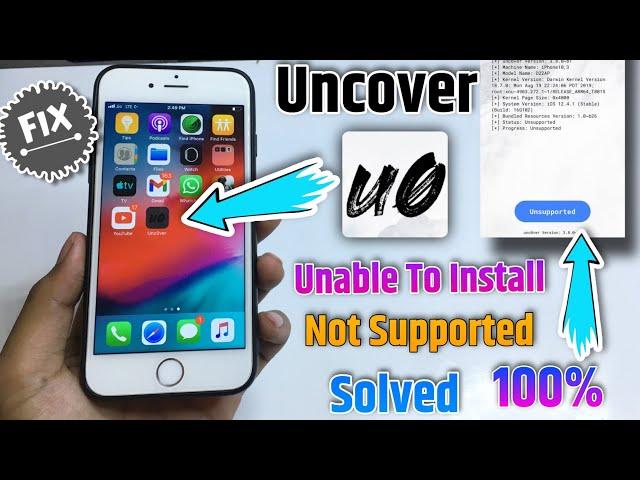 Fix unsupported uncover Problem | fix unable to install uncover | Fix Uncover Revoked issue in IOS