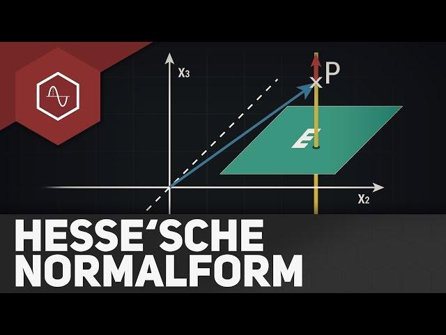 Abstand Punkt - Ebene über HNF (Hesse'sche Normalform)