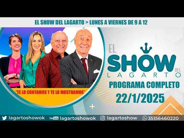 El Show del Lagarto en directo 22 de enero de 2025 Noticias de Córdoba canal 12 cordoba en vivo