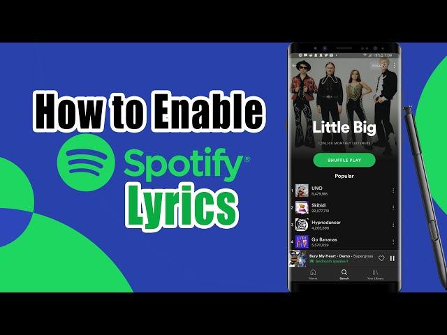 How To Enable Spotify Lyrics | Find Lyrics On Spotify