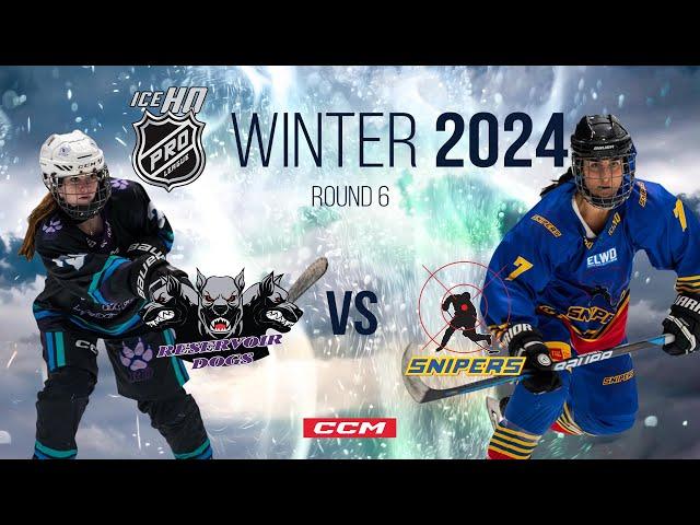 Dogs vs Snipers - Pro Winter League 2024 Round 6 - Ice hockey in Melbourne