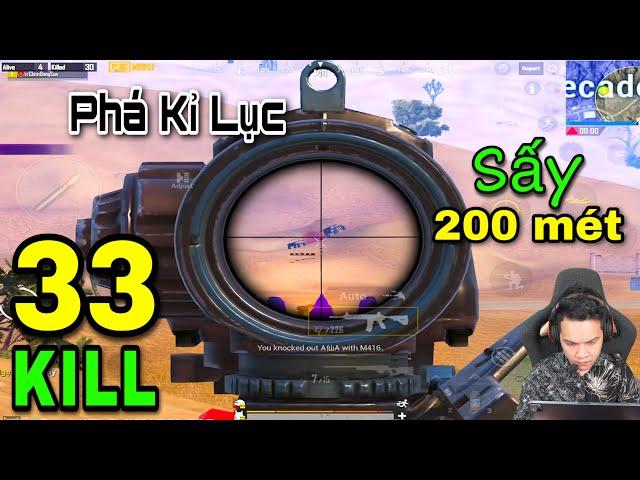 PUBG Mobile - Kỷ lục mới của mùa 19, Hủy diệt toàn bộ bản đồ Sa Mạc vs Top1 33 kill