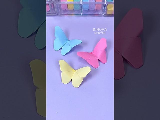 Easy paper craft ideas  Paper butterfly #shorts #art #diy #craft #papercraft #love #youtubeshorts