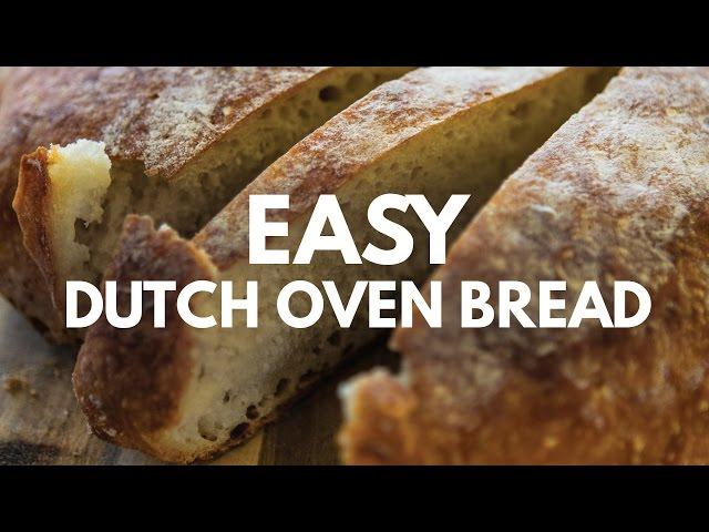 Easy No Knead Dutch Oven Crusty Bread