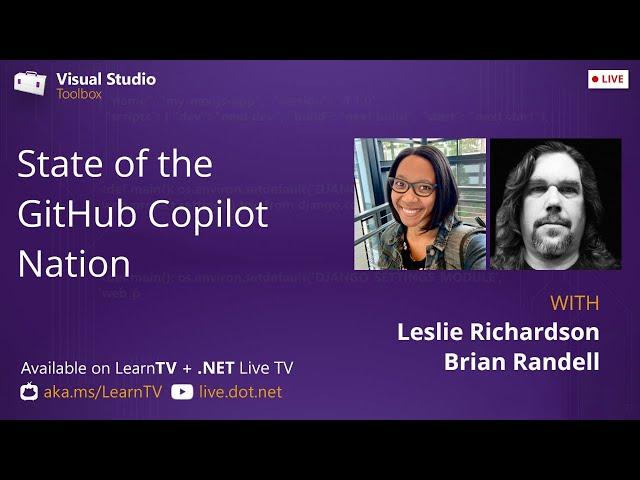 Visual Studio Toolbox Live: State of the GitHub Copilot Nation