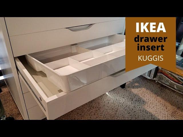 Ikea Kuggis Insert Perfect for Alex Drawer on Casters