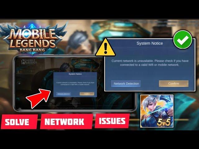 Fix Current Network Is Unavailable Problem on Mobile Legends Android